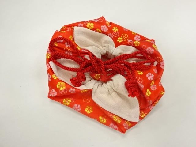 JAPANESE KIMONO / VINTAGE DRAWSTRING BAG FOR KIDS / FLOWER